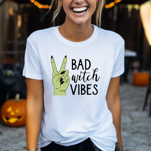 T-shirt Vibes de sorcière maladroites Femmes modernes Hall