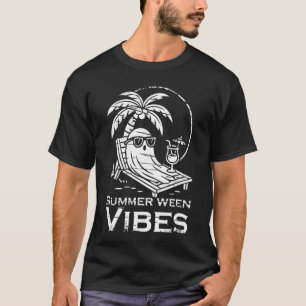 T-shirt Vibes de Summerween Fantôme Drôle d'été Halloween