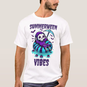 T-shirt Vibes de Summerween – Reaper Détendu