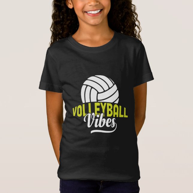 T-Shirt Vibes de volleyball (Devant)