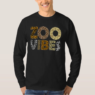 T-shirt Vibes de zoo imprimé animal léopard safari faune A