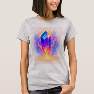T-shirt Vibes D'Énergie Crystal, Guérir L'Énergie À Traver