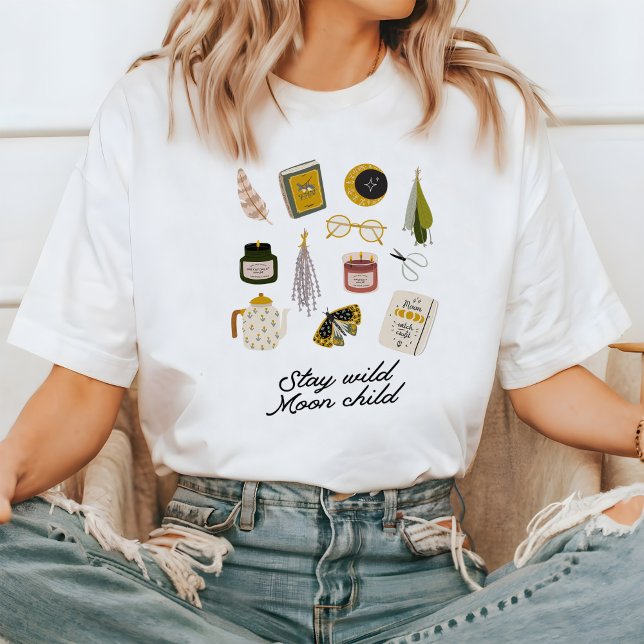 T-shirt Vibes d'enfants lune (Créateur téléchargé)