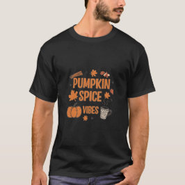 T-shirt Vibes d'épice citrouille Chemise - Cosy Fall Coffe