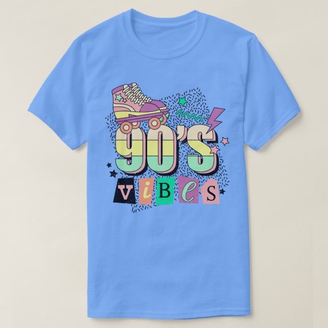 T-shirt Vibes des années 90 (Design devant)