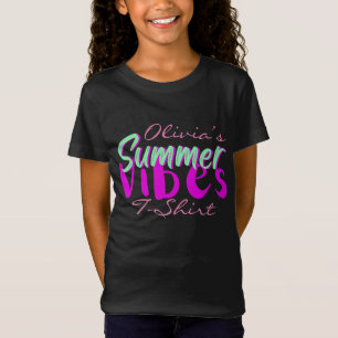 T-Shirt Vibes d'été de Joty Girl