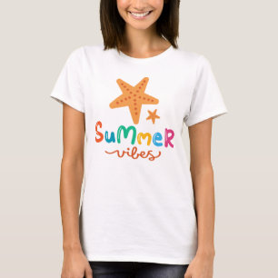 T-shirt Vibes d'été et Starfish