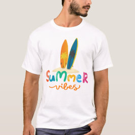 T-shirt Vibes d'été Surfer