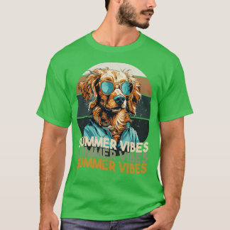 T-shirt Vibes d'été vintage