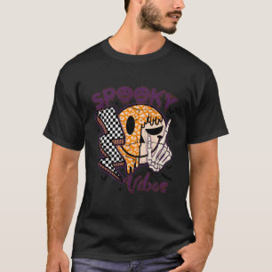 T-shirt Vibes éffrayantes Costumes d'Halloween Smile Visag