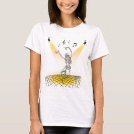 T-shirt Vibes Éffrayantes d'Halloween 2024 Skeleton Tee -