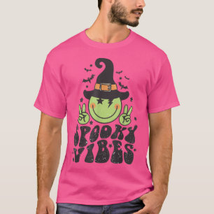 T-shirt Vibes éffrayantes Sorcière drôle Super Halloween T