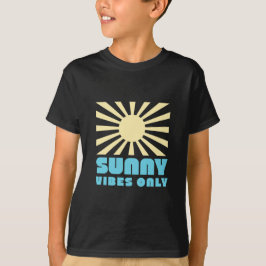 T-shirt Vibes ensoleillées uniquement - Gras Retro Sunshin