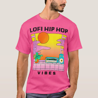 T-shirt Vibes Hip hop Lofi - Une Chemise Pour Étudier Ou S