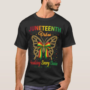 T-shirt Vibes Juneteenth Coquette Nœud Jour de la Liberté 