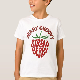 T-shirt Vibes les années 70 rétro fraise super