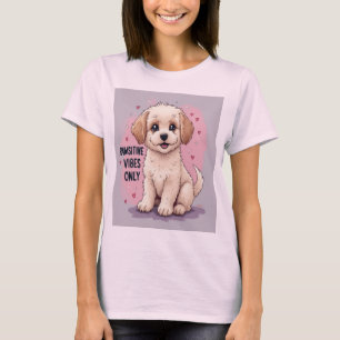T-shirt Vibes Pawsitive uniquement - Cute & Upliffing Cat