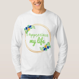T-shirt vibes positives citations pour la vie et le travai
