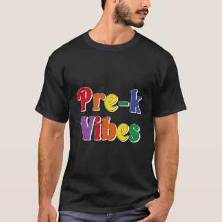 T-shirt Vibes Pré-K Premier Jour De L'École Retour À L'Éco