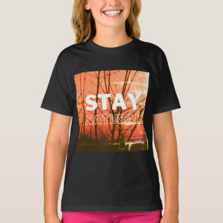 T-shirt vibes pures, rester naturel toujours