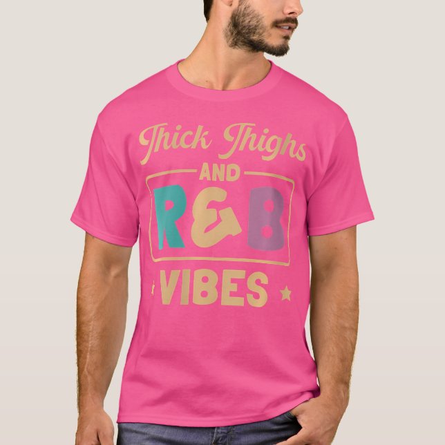 T-shirt Vibes Rb pour femmes épaisses cuisses (Devant)