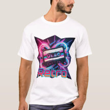 Vibes rétro - 80s & 90s Bande de cassette Neon