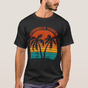 T-shirt Vibes Retro Beach