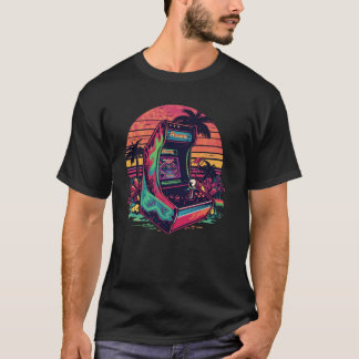 T-shirt Vibes Rétro Gamer – Tee Néon Arcade Rétro