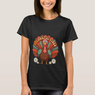 T-shirt Vibes Rétro Thanké mignonne Turquie Rainbow Funny