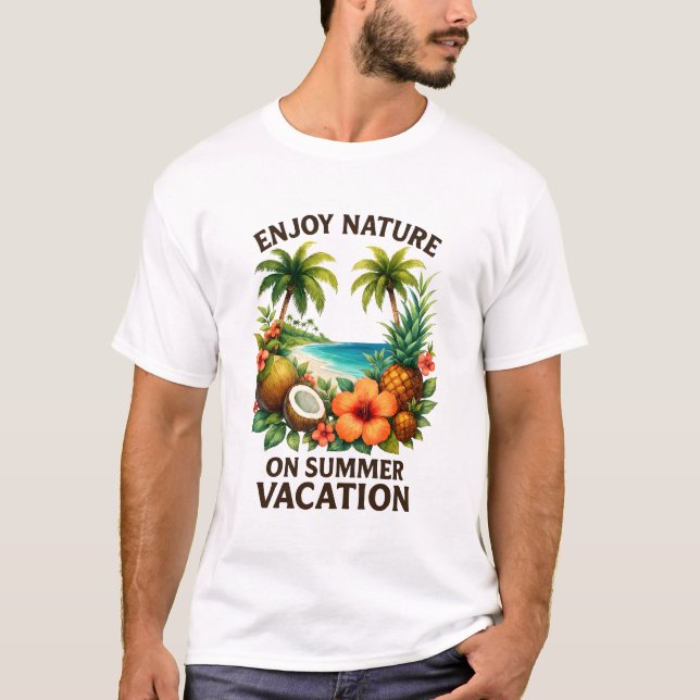 T-shirt Vibes tropicales (Devant)