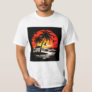 T-shirt Vibes tropicales