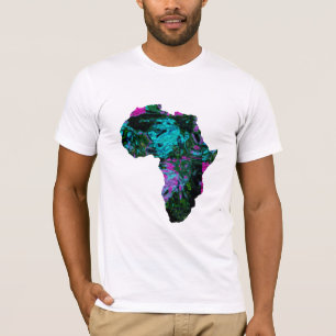 T-shirt Vibrant African Map Tee - Explorez la diversité!