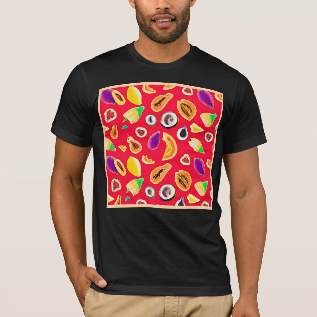 T-shirt Vibrant Fruity Délice Motif (Devant)