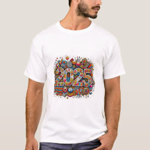 Vibrant Maximaliste Graphique Artistique Nouvel An
