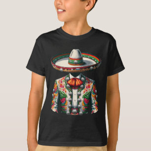 T-shirt Vibrant mexicain Charro Suit traditionnel Mariachi