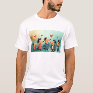 T-shirt "Vibrant Sky Hues 10K Art Shirt  
