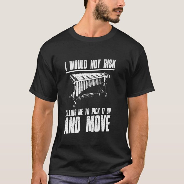T-shirt Vibraphone Groupe de Marches Fosse Instrument Vibr (Devant)