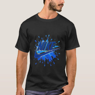 T-shirt Vibrations Bleues Urbaines