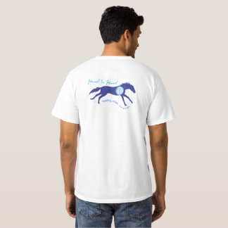 T-shirt Vibrations de guérison cœur à cœur de cheval