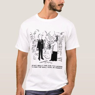 T-shirt Vicar, Mariage du service religieux, dit non aux a
