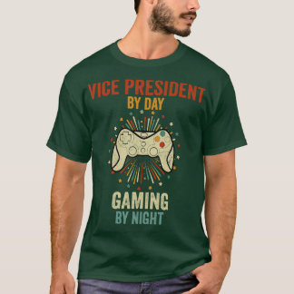 T-shirt Vice By Day Gaming By Night