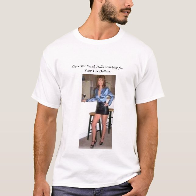 T-shirt Vice-président 2, le Gouverneur Sarah Palin (Devant)