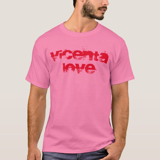 T-SHIRT VICENTA LOVE (Devant)