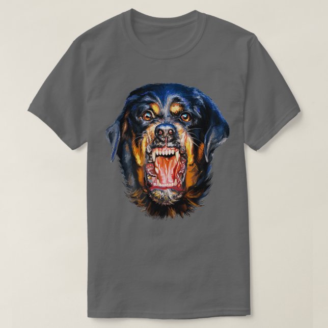 T-shirt Vicious Rottweiler Chien (Design devant)