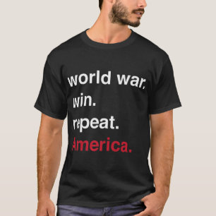 T-shirt Victoire de la Guerre Mondiale Répétition Amérique