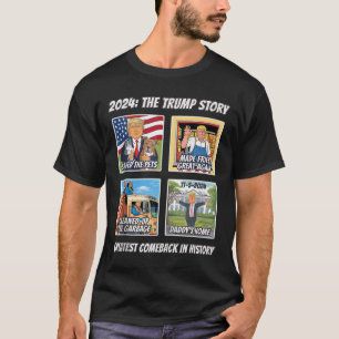 T-shirt Victoire Trump 2025 Plus Grand Comebyck Cadeau Win