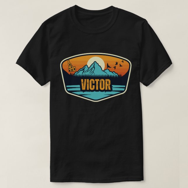 T-shirt Victor, Idaho (Design devant)