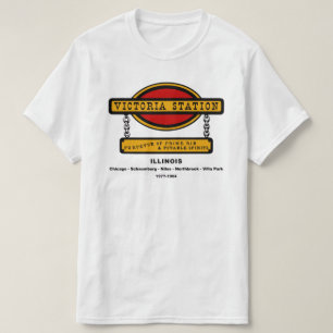 T-shirt Victoria Station Restaurants de l'Illinois 1977-19