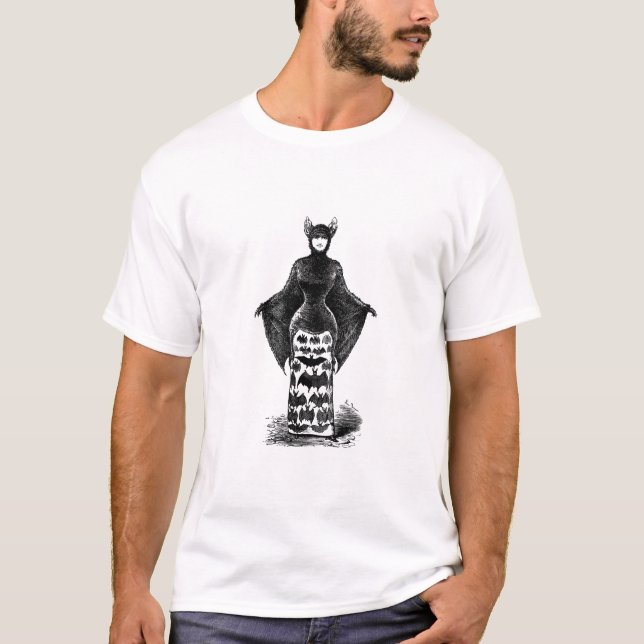 T-shirt Victorian Girl in Bat Costume I (Devant)