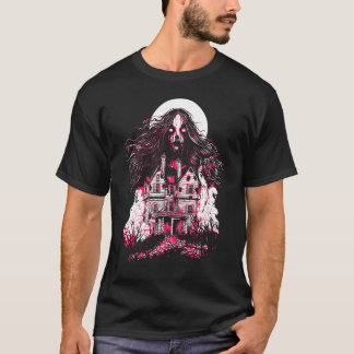 T-shirt Victorian Horror Ghost Déplaisant Gothique Éffraya
